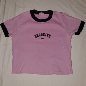 Brandy Melville John Galt BROOKLYN NYC T SHIRT